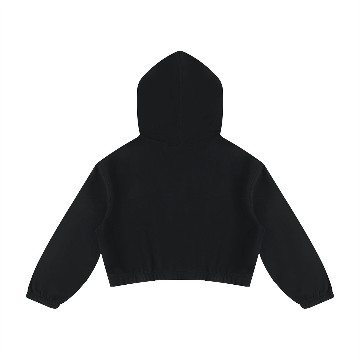 Babe - Women’s Boxy Quarter-Zip Hoodie (Black)