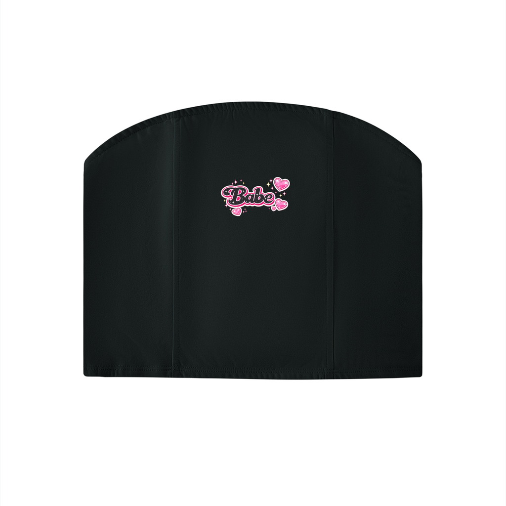 Babe - Women's  Cropped Tube Top - Black