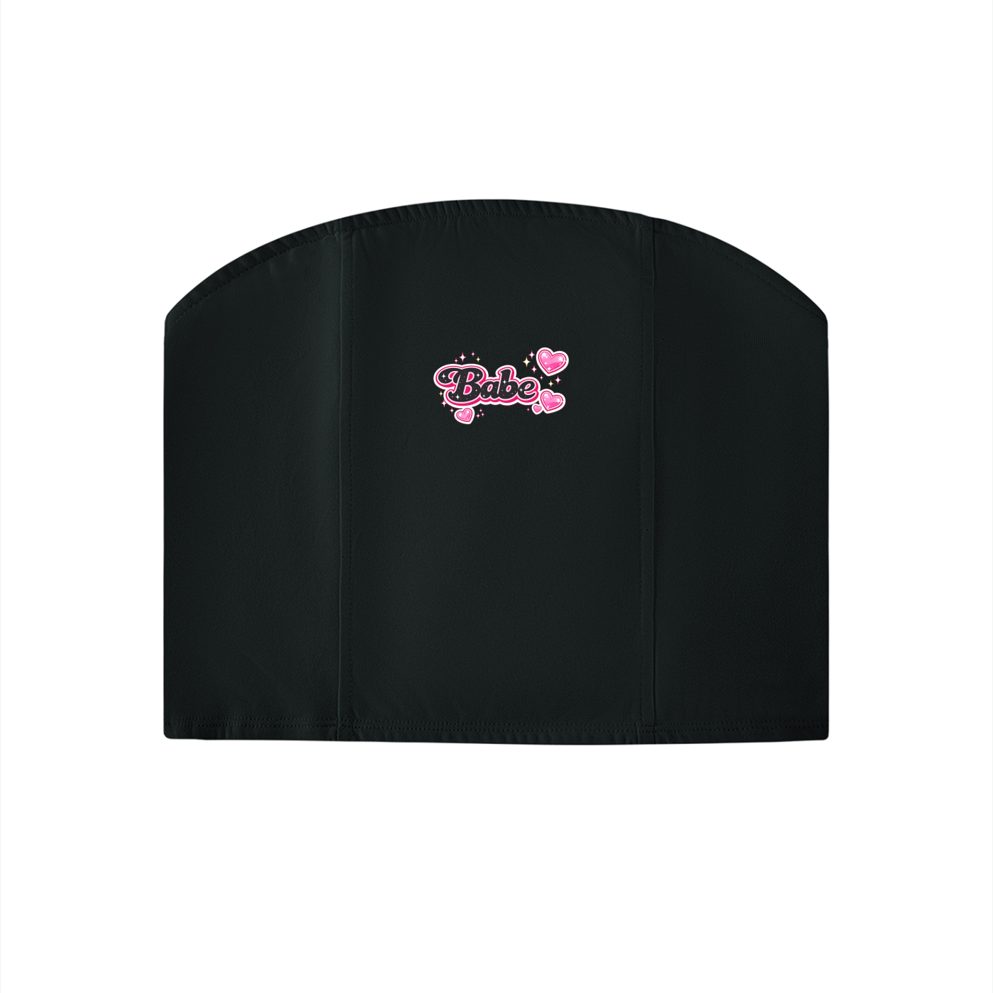 Babe - Women's  Cropped Tube Top - Black