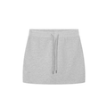 Essential Drawstring Skirt - Flower Gray