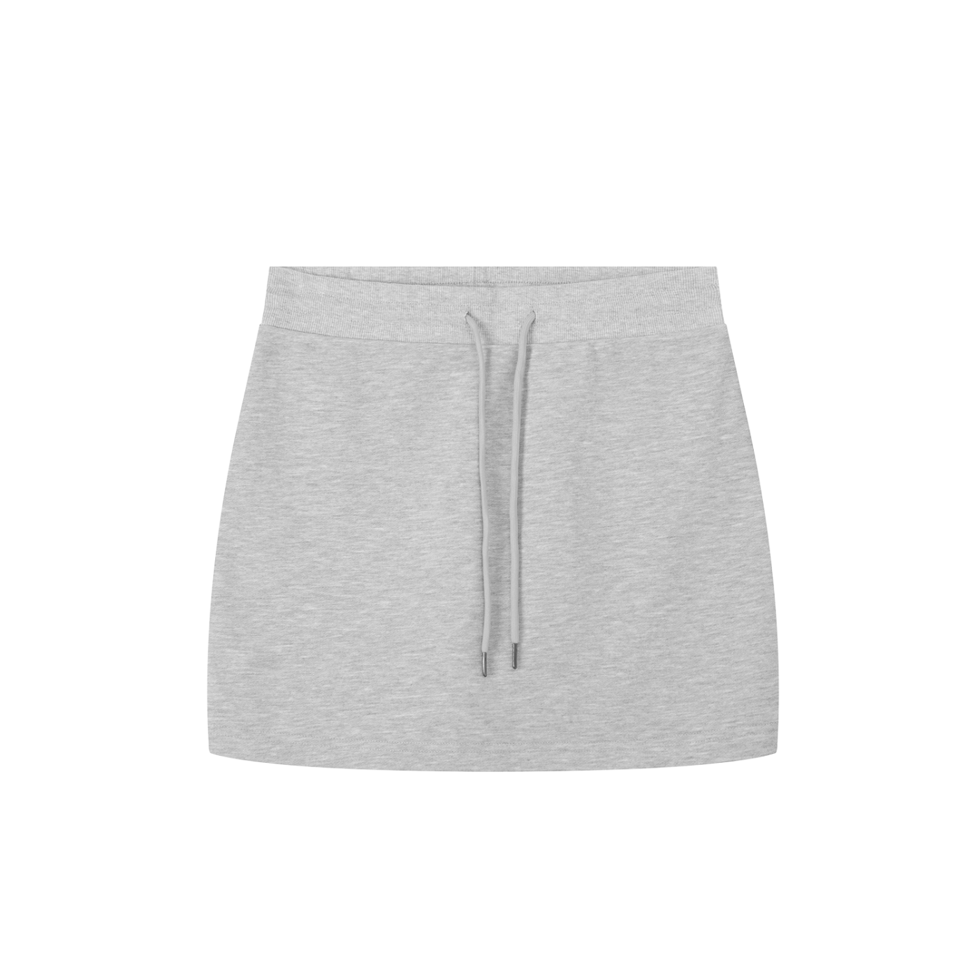 Essential Drawstring Skirt - Flower Gray
