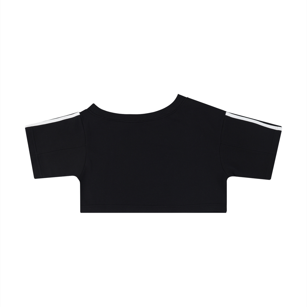 Call Me Hot - Women's Off-the-Shoulder Crop T-Shirt - Black