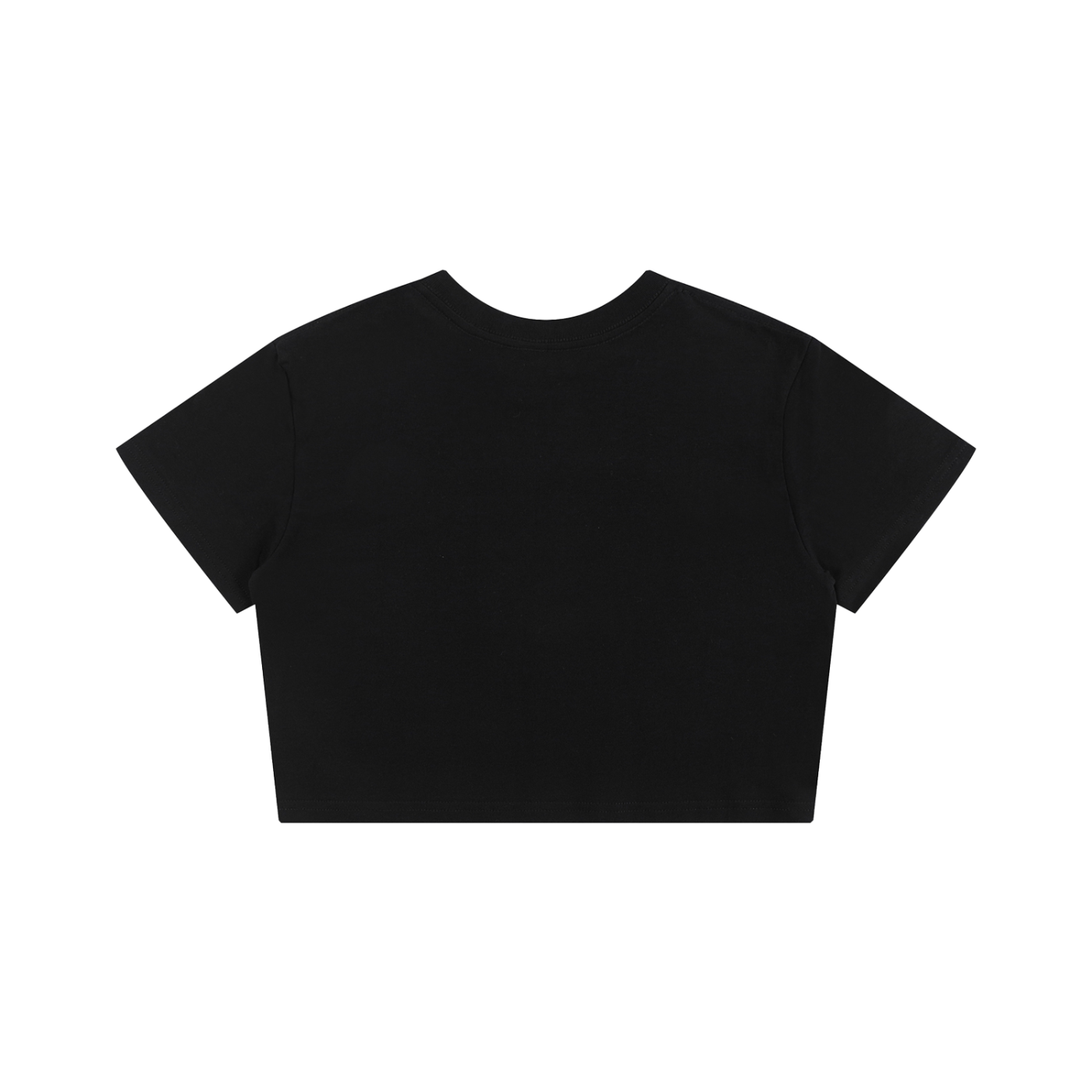 Girls Club (Pink Lettering) - Baby Tee Seamless T-Shirt - 200 GSM - Black