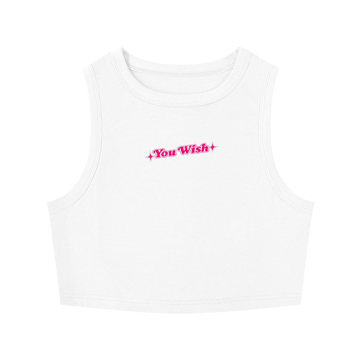 Women's Tight Crewneck Crop Tank Top