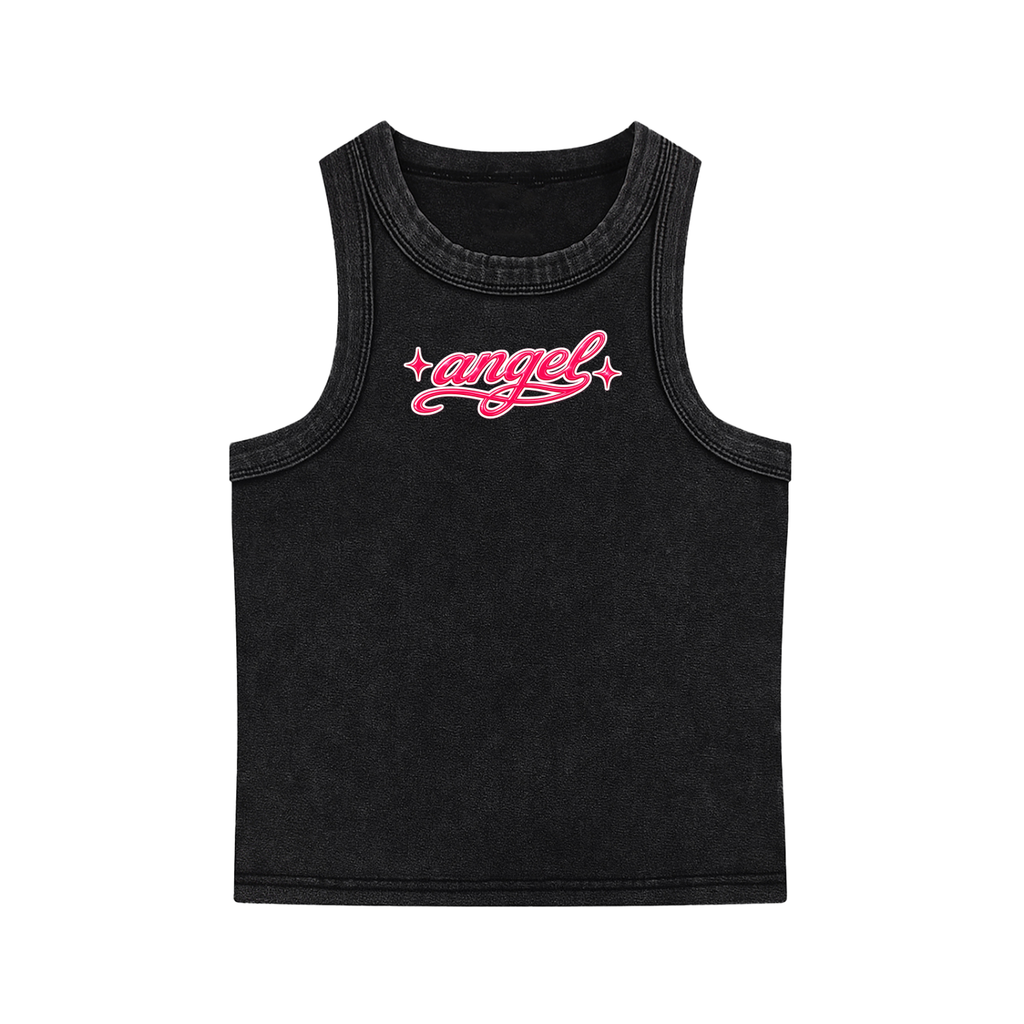 Call Me Hot - Snow Washed Tank Top