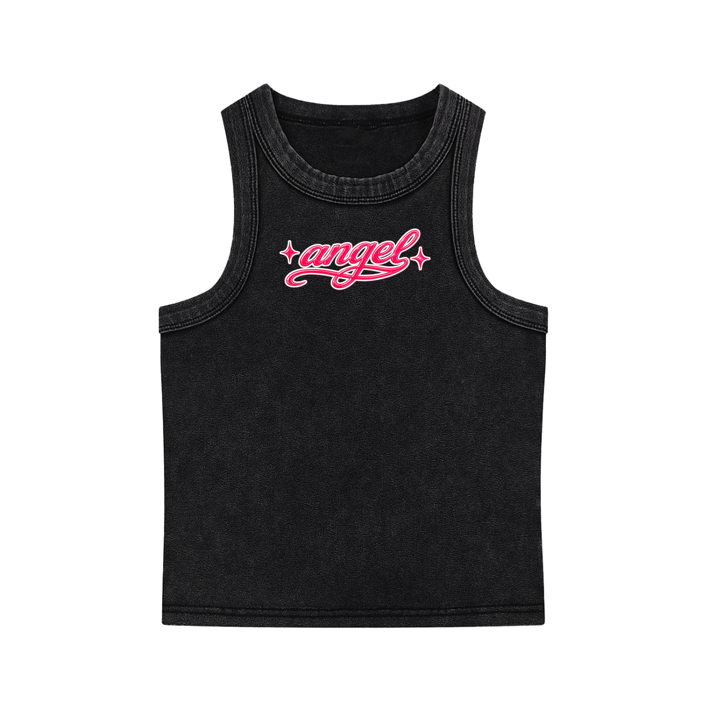 Call Me Hot - Snow Washed Tank Top
