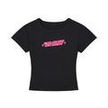 Call Me Pretty - Women's Cropped T-Shirt - Black