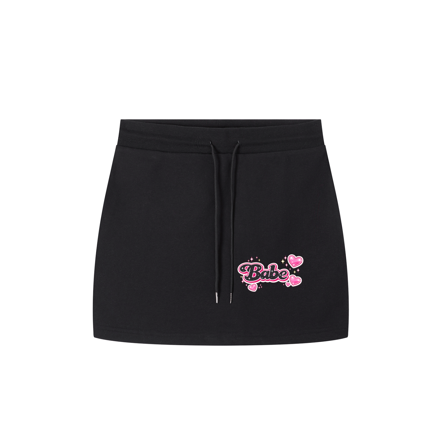 Babe - Essential Drawstring Skirt (Black)