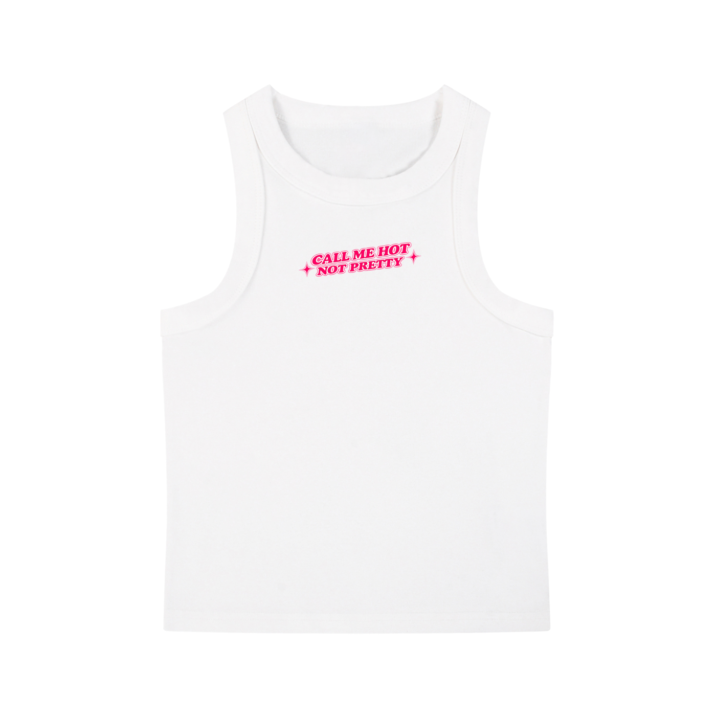 Call Me Hot - Snow Washed Tank Top